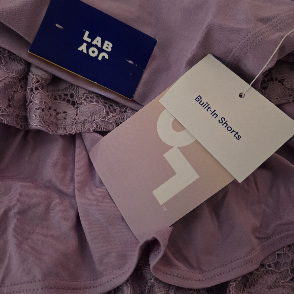 JoyLab Lilac Tiered Lace Ruffle Skort - Picture 7 of 8
